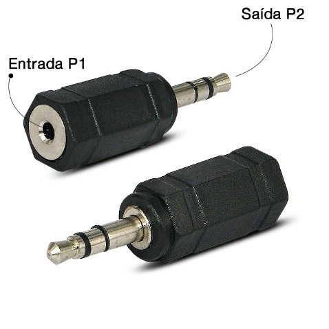 P2 / P1 X J2 / J1 (femea) Stereo